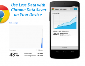 Use Less Data with Chrome Data Saver