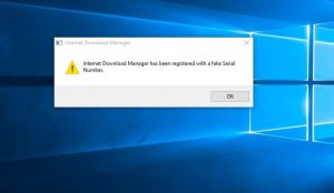 Fix IDM Fake Serial Number error