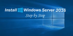 Install Windows Server 2016