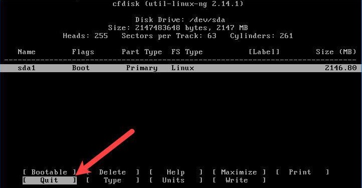Quit Partition